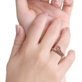 Snake Ring Oxidized Band Solid 925 Sterling Silver Thumb Ring (12mm)