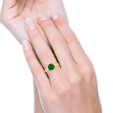 Bezel Set 8mmX8mm Cushion Engagement Ring Cubic Zirconia 925 Sterling Silver