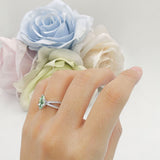 Marquise Split Shank X Ring