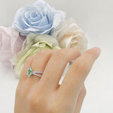 Marquise Split Shank X Ring