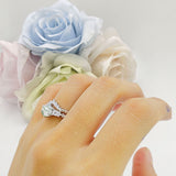 Two Piece Round Natural Green Moss Agate Vintage Style Bridal Engagement Ring 925 Sterling Silver