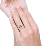 Vintage Style Marquise New Design Thumb Ring Statement Fashion Oxidized Solid 925 Sterling Silver