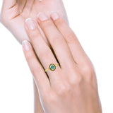 Petite Dainty New Style Oval Thumb Ring Statement Fashion Oxidized Solid 925 Sterling Silver