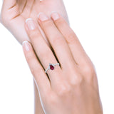 Art Deco Marquise Engagement Ring, Simulated CZ, 925 Silver