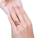 Snake Ring Oxidized Band Solid 925 Sterling Silver Thumb Ring (20mm)