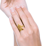 Snake Ring Oxidized Band Solid 925 Sterling Silver Thumb Ring (20mm)
