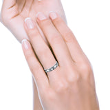 Claddagh Band Oxidized Ring Solid 925 Sterling Silver Thumb Ring (5mm)