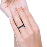 Tree Branches Ring Oxidized Band Solid 925 Sterling Silver Thumb Ring (4.5mm)