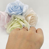Marquise Solitaire Engagement Ring 5X10 Natural Rutilated Quartz 925 Sterling Silver