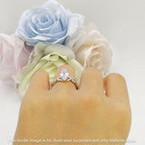 Marquise Split Shank Infinity Twisted Ring Cubic Zirconia 925 Sterling Silver