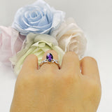 Marquise Split Shank Ring