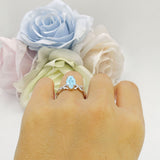 Marquise Split Shank Ring