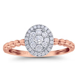 14K Gold 0.28ct Round 8.8mm G SI Solitaire Promise Diamond Engagement Wedding Ring