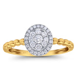 14K Gold 0.28ct Round 8.8mm G SI Solitaire Promise Diamond Engagement Wedding Ring