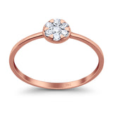 14K Gold 0.17ct Round 5.5mm G SI Diamond Solitaire Promise Engagement Wedding Ring
