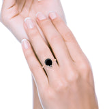Halo Teardrop Wedding Ring Pear Simulated Cubic Zirconia 925 Sterling Silver