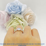 Round Lab Alexandrite Vintage Style Ring Baguette 925 Sterling Silver