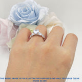 Vintage Style Sunflower Marquise Round Natural Aquamarine Ring 925 Sterling Silver