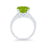 Solitaire Accent Wedding Engagement Ring Round CZ 925 Sterling Silver
