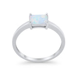 Radiant Cut Solitaire Wedding Engagement Ring Round Cubic Zirconia 925 Sterling Silver