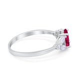 Oval Art Deco Wedding Engagement Ring Marquise Cubic Zirconia 925 Sterling Silver