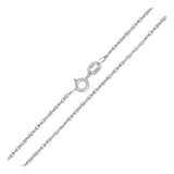 1.4MM Loose Rope Chain .925 Solid Sterling Silver Available In 16-24 Inches
