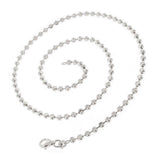 4MM Moon Link Chain 925 Solid Sterling Silver Available In "8-30" Inches