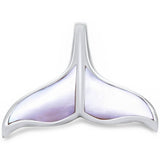Fishy Whale Tail Pendant 925 Sterling Silver Choose Color Whale Tail Charm - Blue Apple Jewelry