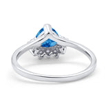 Heart Promise Ring Wedding Ring Simulated Cubic Zirconia 925 Sterling Silver