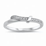 Fashion Simulated Cubic Zirconia Ring 925 Sterling Silver Choose Color