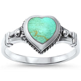 Celtic Design Heart Ring 925 Sterling Silver Choose Color Heart Promise Ring