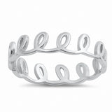 5mm Loop Band Ring 925 Sterling Silver