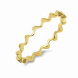 2mm Wave Design Band 925 Sterling Silver Choose Color