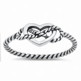 Sideways Sailing Anchor Braided 925 Sterling Silver Choose Color