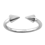 Silver Toe Ring Band Adjustable 925 Sterling Silver (4mm)