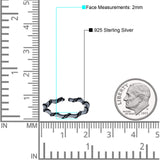 Rope Toe Ring Band Adjustable 925 Sterling Silver (2mm)
