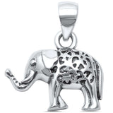 Elephant Pendant 925 Sterling Silver Elephant Charm Lucky Elephant