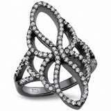 Modern Antiqe Style Micro Pave Ring 925 Sterling Silver Choose Color