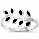 Leaf Ring 925 Sterling Silver Tree Olive Branch Choose Color