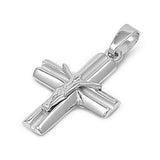 22mm Cross Friendship Pendant 925 Sterling Silver Pendant Jesus Crucifix For Necklace Religious Christianity Jewelry Pendant