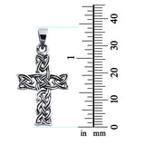 Celtic Silver Cross Pendant Charm Fashion Jewelry 925 Sterling Silver